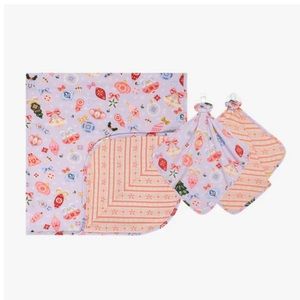 Posh Peanut Holly Patoo Lovey Set - Blanket & Lovey lilac Purple